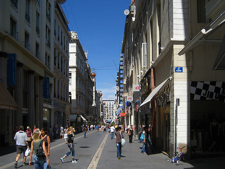 Foto Einkaufsstraße in Marseille