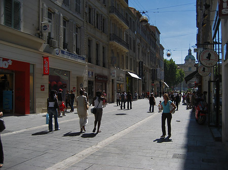 Foto Einkaufsstraße in Marseille