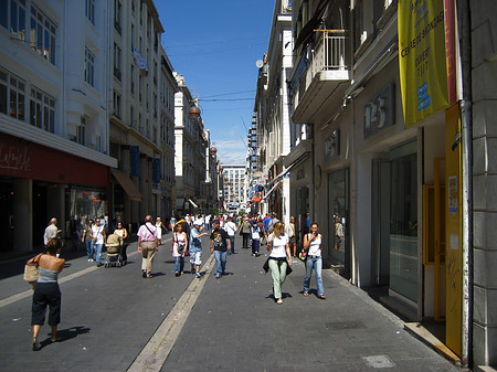 Einkaufsstraße in Marseille Fotos